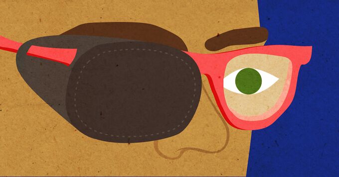 Wearing an Eyepatch for Thyroid Eye Disease image